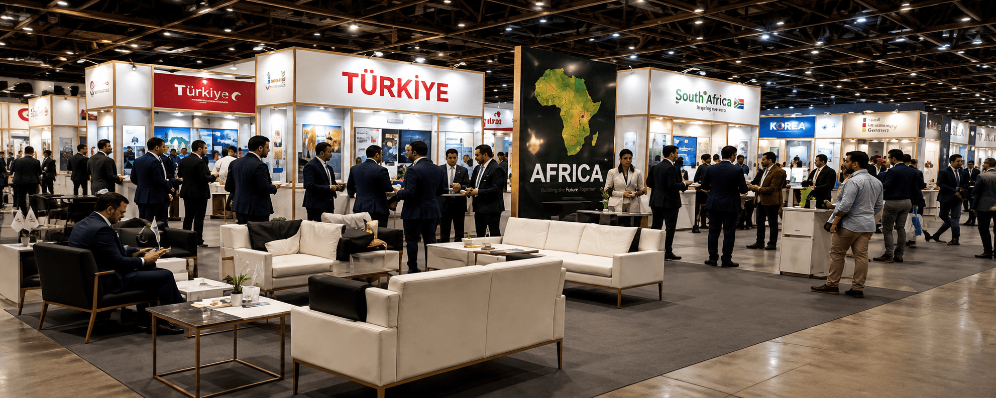 International exhibition background